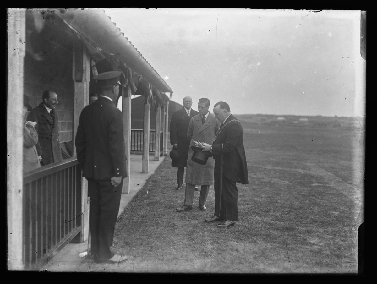 Rare 1927 Photograph Captures Prince Of Wales Teeing Off At Old Walney Golf Club