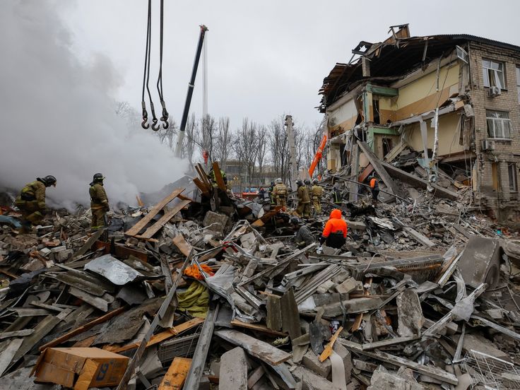 Russian Missile And Drone Barrage On Kyiv Kills Dozens As Ukraine Urges More Air Defenses