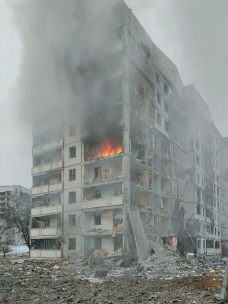 Russian Missile Barrage On Kyiv Kills One As Ukraine Air Defences Stretched