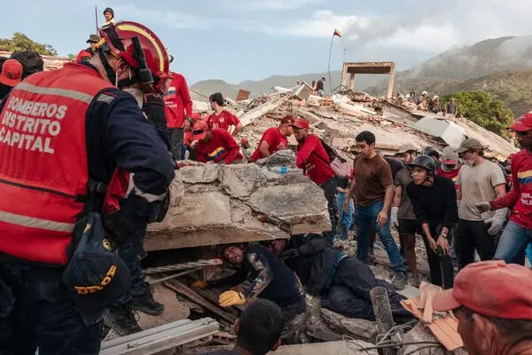 Son's Heroic Rescue Of Father Emerges From Venezuela Earthquake Tragedy