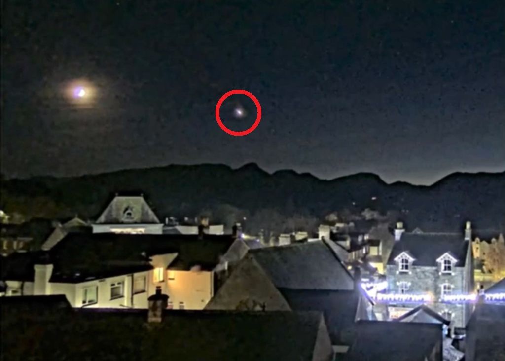 Suspected space debris spotted flying over Keswick
