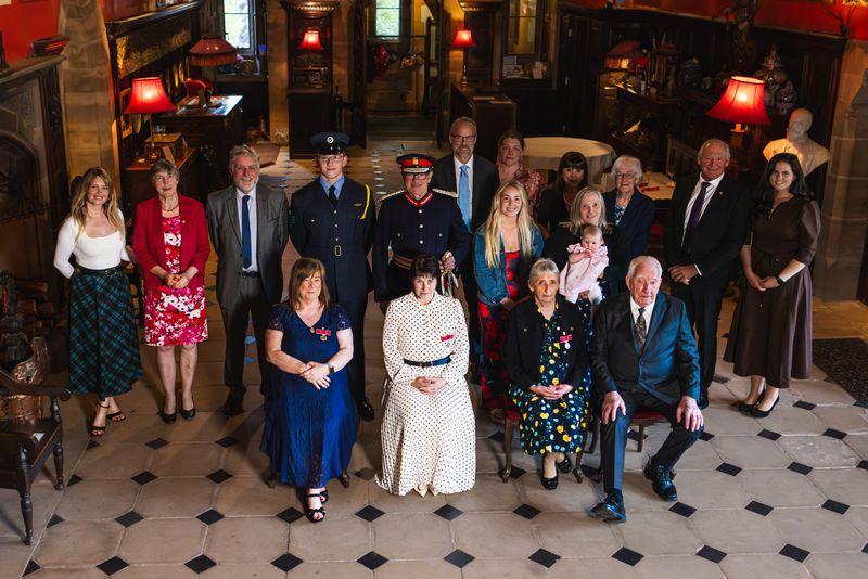 Three Cumbrians Honoured With British Empire Medal At Muncaster Castle Ceremony