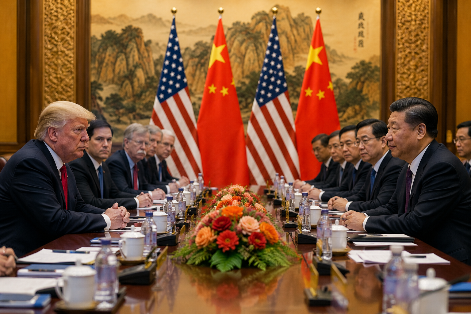 Trump and Xi Open High-Stakes Talks in Beijing Amid Trade Truce and Iran Crisis