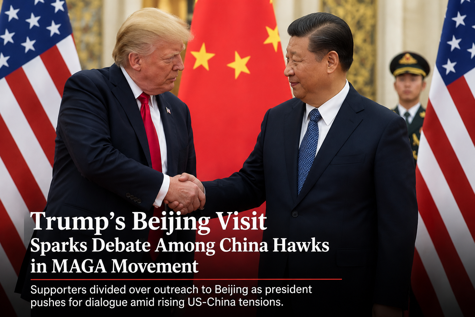Trump’s Beijing Visit Sparks Debate Among China Hawks in MAGA Movement