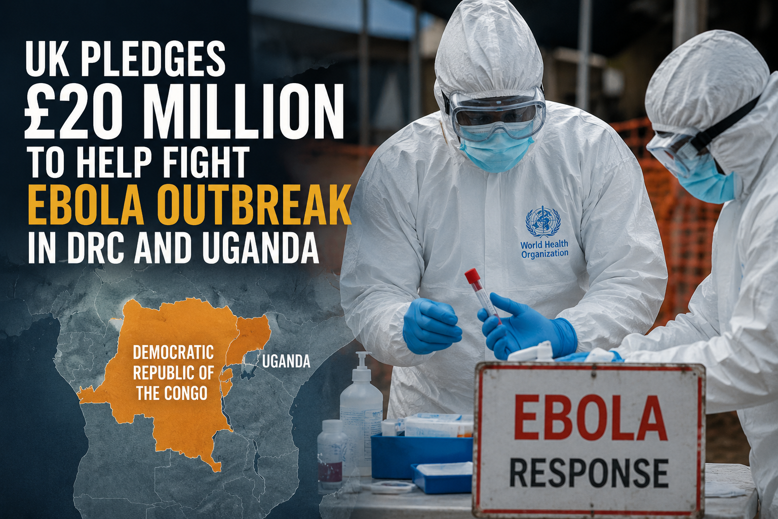 UK Pledges £20 Million to Help Fight Ebola Outbreak in Africa