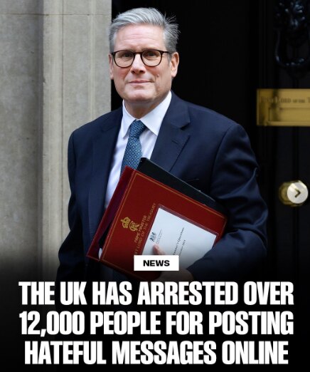 UK Police Arrest Over 12,000 People for Online Hate Posts Amid Digital Speech Crackdown