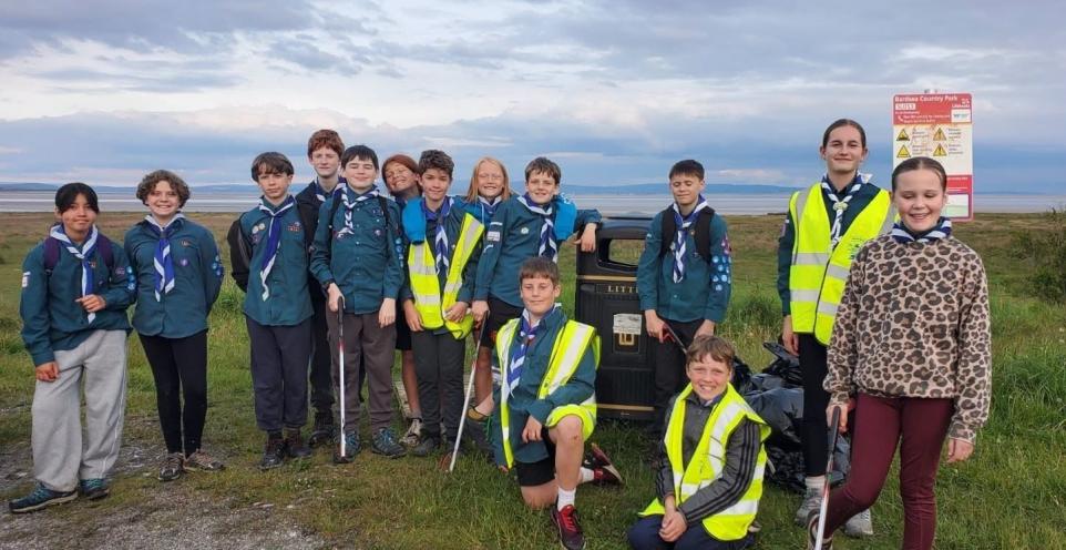 Ulverston Scouts Praised For Outstanding Community Spirit During Beach Clean
