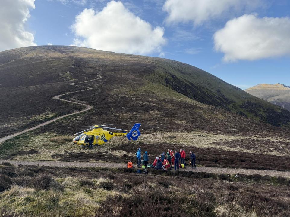 Urgent Rescue in the Lake District: Walker Flown to Hospital After Chest Pains