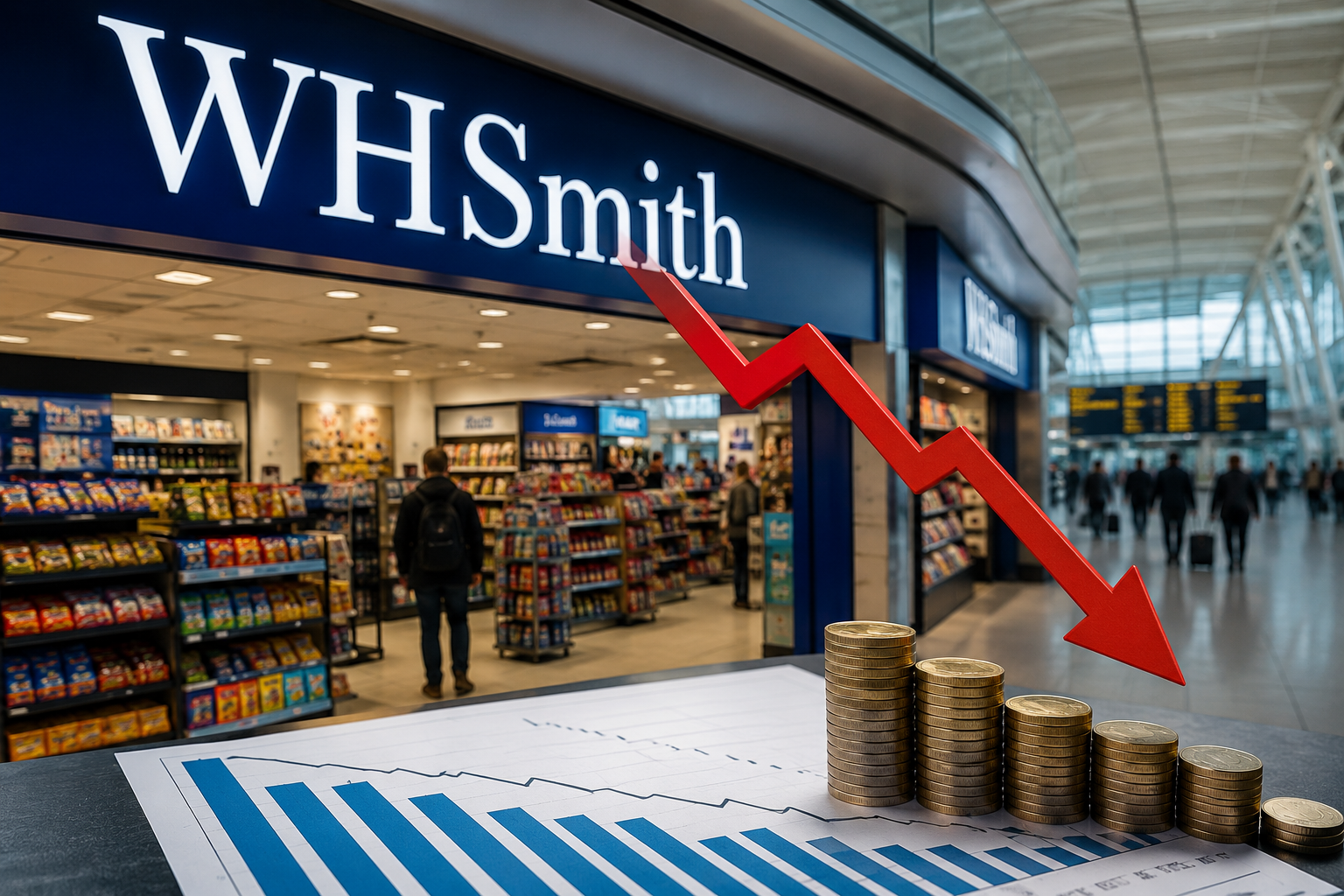 WH Smith Cuts Profit Forecast Again Amid Travel Slowdown, Launches Major Capital Raise