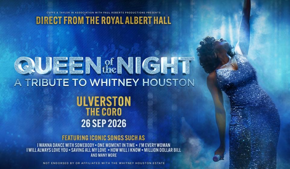 Whitney Houston Tribute Set To Perform At The Coro In Ulverston.