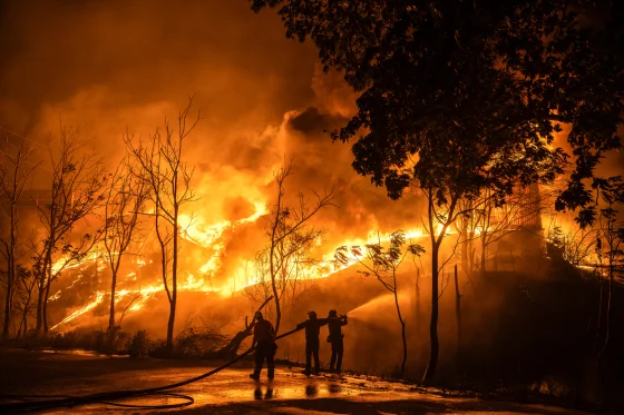 Wildfires Sweep Across Southern Europe as Thousands Flee and Tour de France Faces Disruption