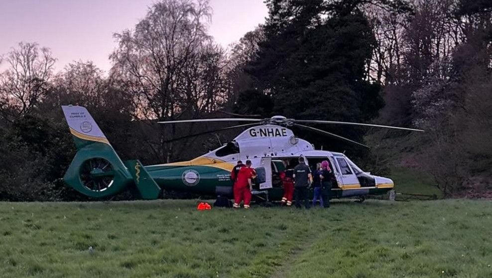 Young Mountain Biker Airlifted to Hospital After Lake District Crash